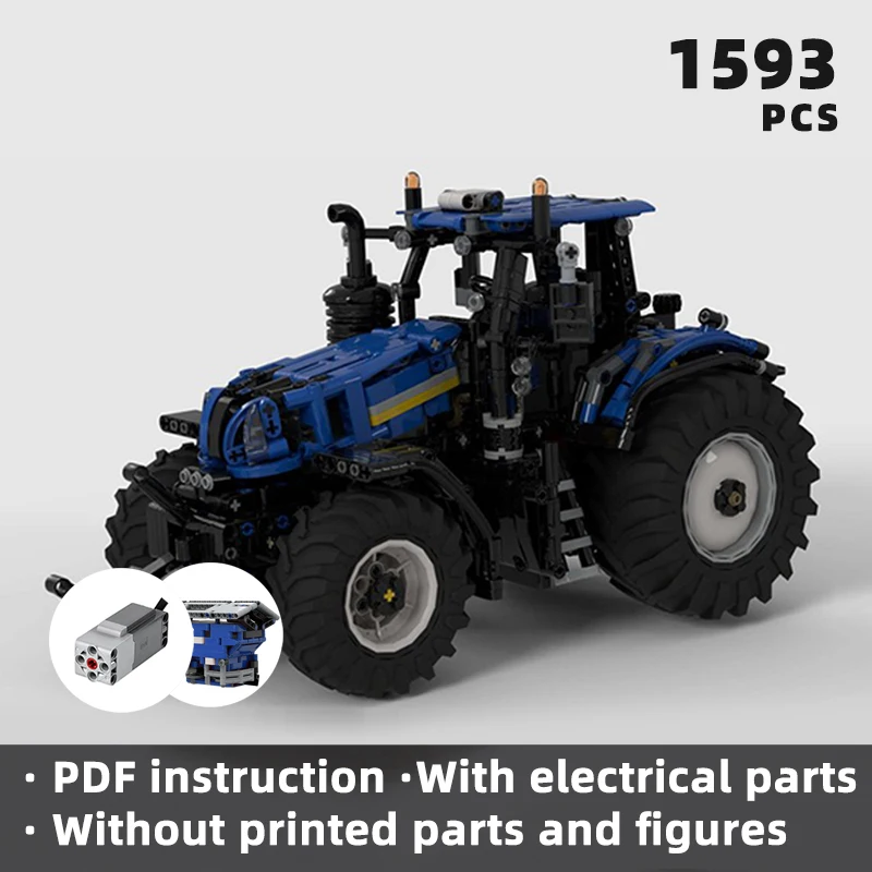 Agriculture Farming Vehicles - Высокопроизводительный сельскохозяйственный трактор T8, кирпичи, современные