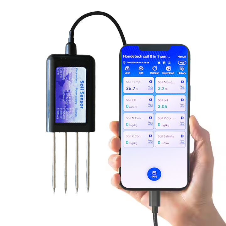 Датчик-тестер 6-в-1 Lora Loraw – обзор и цена Precision Farming Smart Agriculture