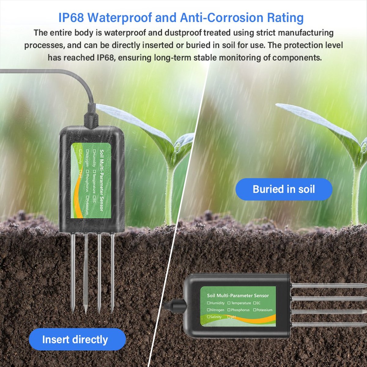AA86 8-в-1 датчик для почвы: и – обзор и цена Precision Farming Smart Agriculture
