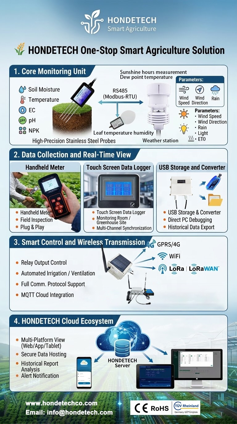 Умная Wi-Fi 4G метеостанция ET – обзор и цена Precision Farming Smart Agriculture